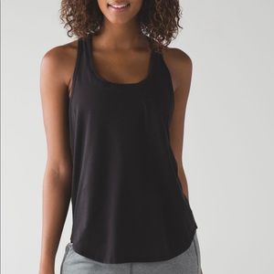 Lululemon Yogi Racerback tank, size 6, Black